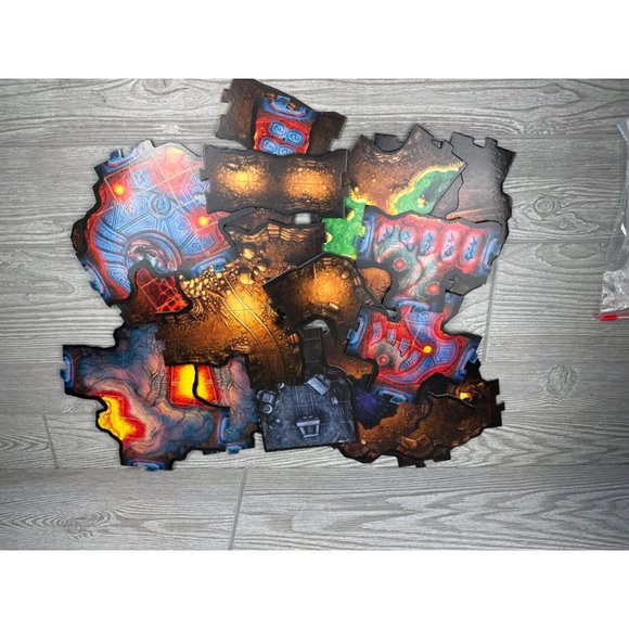 Shadows Of Brimstone: Other Worlds Caverns Of Cynder Expansion Game Case Sleeved - Picture 8 of 11